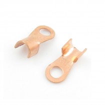 2 Pcs Electric Power Replacing Part Copper Passing Through Terminal 10A