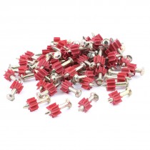 100 Pcs 3mm Dia Shank 22mm Long Power Hammer Drive Pins Fasteners
