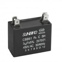 Replacing Polypropylene Film AC Motor Run Capacitor 4 Terminals 3uF 450V CBB61