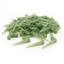 100 x Industrial 1.5mm Inner Dia Tip 14G Dispensing Needles Green