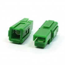 2 Pcs Green Plastic Housing Combination Power Battery Connector 600V 45A