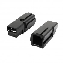 Black Plastic Housing Electric Parts Metal Plated Powerpole Connector 600V 75A