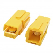 Yellow Plastic Housing 10mm Fiting Holes Powerpole Battery Connector 600V 75A