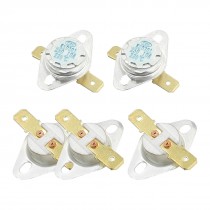 5 Pcs 16mm Dia Ceramic Thermostat NC Temperature Switch KSD301 220C