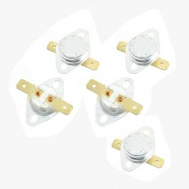5 Pcs 16mm Dia Ceramic Thermostat NC Temperature Switch KSD301 185C