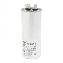 Cylindrical Non Polar Anti Explosion Air Conditioner Capacitor 70uF 450V 50/60Hz