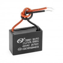 AC 450V 2.5uF Two Wired Ceiling Fan Motor Run Capacitor CBB61