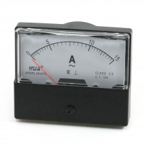 Rectangular Analog Panel Ampere Meter Amperemeter DH-670 AC 0-15A