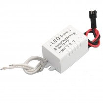 AC 110-220V DC 6-12V 300mA External Power Supply Driver for 3x1W LED Light