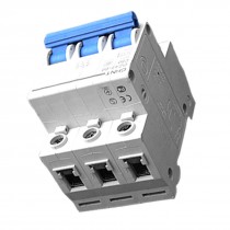 DZ47-60 C50 Miniature Circuit Breaker 3 Poles 400V 50A 50/60Hz