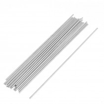 20 Pcs Silver Tone Industrial Parts DIY Model 150 x 2mm Axle Rod