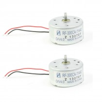 2 Pcs RF300CA-11440 DC 4V 4300RPM Micro Motor Wire for DVD CD