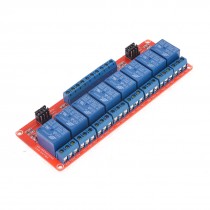 Optocoupler Driver High/Low Level Trigger Relay Module 12V DC 8Channels