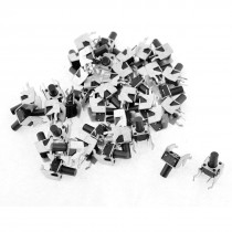 40 Pcs Momentary 2 Pin Right Angle Push Button Switch 13mm x 10mm x 8mm