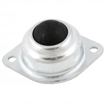 Computer Chair Silver Tone Black Eye Shape Design Ball Transfer Unit Bearings
