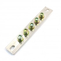 Bronze Tone 5Position Same Screw Terminals Barrier Connector 2x15 Model