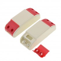 2 x Beige Red Plastic Shell Case CX-301 for LED Driver Power Supply
