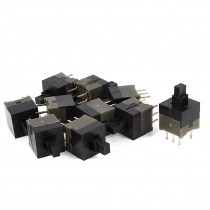 10 Pcs 6 Pin Terminals Momentary Action Tactile Switch 8.5mm x 8.5mm x 14.5mm