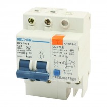 AC 400V 32A 6000A 2P 2 Poles Miniature Circuit Breaker DIN Rail DZ47/63 C32