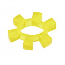 Yellow Polyurethane PU 56mm Dia Coupling Buffer Coupler Damper