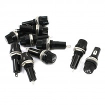 AC 125V/15A  250V/10A Replacement 6x30mm Fuse Holders 10Pieces