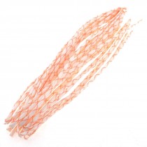 10 PCS 3.5mm Dia Electrical Wire Fiberglass Insulating Sleeving 100.5cm
