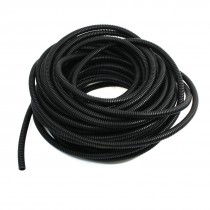 8mmx10mm Corrugated Wire Hose Cover Conduit Corrugated Tube 65.6Ft