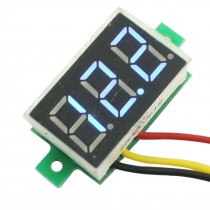 Panel Mount DC 0-100V Blue LED Display Volt Tester Digital Voltmeter