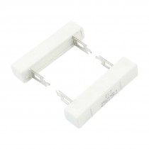 2 Pcs 25W 15ohm DIP Mounting Ceramic Cement Power Resistor