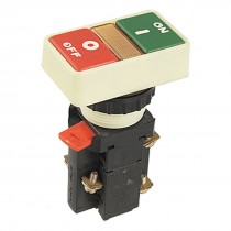 Lamp Design Momentary Action Rectangular Green Red On Off Push Button Switch
