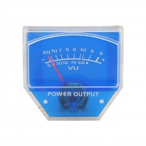 500uA 700 Ohm Blue Analog Electronic VU Meter 48mm x 45mm