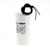 CBB60A-1 Washing Machine Polypropylene Film Motor Capacitor 40uF 450V AC