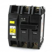 3000A Overload Protection 2 Pole Moulded Case Circuit Breaker DZ12LE-63 20A