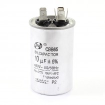AC 450V 10uF 50/60Hz 6 Pins Air Conditioner Motor Capacitor CBB65