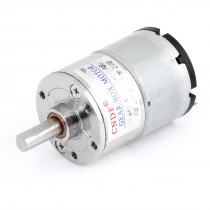 DC 24V 200RPM Cylinder Shape Speed Reducing Geared Motor