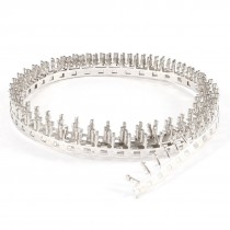 100 Pcs Wire Cable Housing Female Pin Connector Terminal 5.08mm