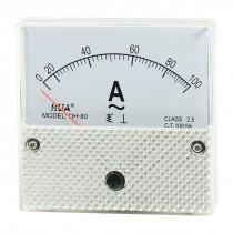 DH-80 AC 0-100A Fine Tuning Dial Current Test Panel Meter Ammeter