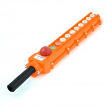Rain Proof 10 Way Hoist Pushbutton Switch Control Station Up Down COB65H(B)