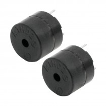 DC 5V 85dB Industrial Black Active Electronic Buzzer 2pcs