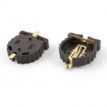 2pcs Soldering Terminals 1.5V Button Cell Battery Holder for CR/LIR1220