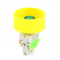 Ui 660V Ith 10A DC 15V Green Light Illuminated Push Button Switch
