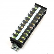 25mm DIN Rail 10 Position 660V 30A Barrier Screw Terminal Strip TD-3010