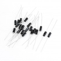 20 Pcs 47UF 16V 105C Axial Aluminium Electrolytic Capacitor 5mm x 13mm