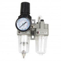 AC2010 02 0 05 0 85 MPa Air Source Treatment Pneumatic Filter Regulator w Gauge