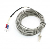 5M 16.4Ft Cable 4.5mm x 10mm Sensor E Type Temperature Thermocouple Probe