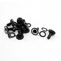 10 Pcs 11mm Female Thread Waterproof Toggle Switch Rubber Cover