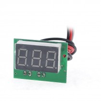 C20D Four Wires 3-Digits LED Blue Display Panel Digital Ammeter DC0-1A