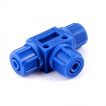 6mmx8mm Air Tube Hose Plastic Quick Coupler Coupling Three Way Fitting