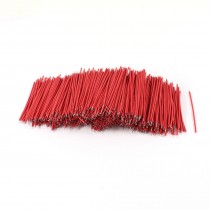 1000 Pcs Red PVC Tin Plated Copper 0.3x60mm 26AWG Wire Brushless Motor Cable