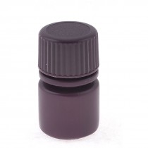 5ml Maroon Plastic Cylinder Shaped Chemical Reagent Bottle